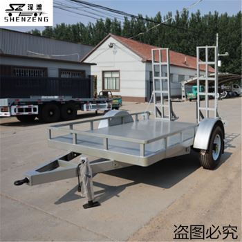 單軸挖掘機(jī)拖車